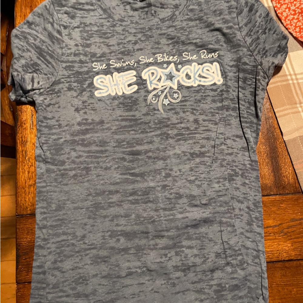 Tri t-shirt & racer back tank sz L